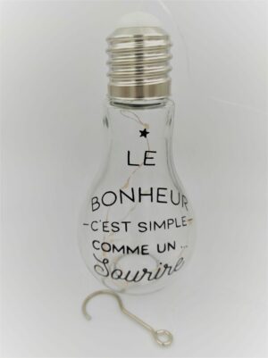 Ampoule lumineuse - cadeaux - personnalisé - Les Bricos de So